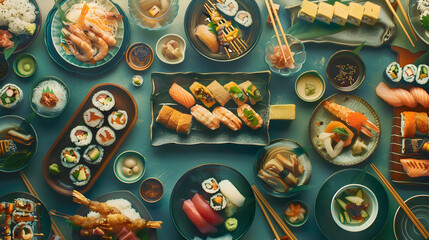 Feast for the Eyes and Palate: A Medley of Traditional Japanese Delicacies