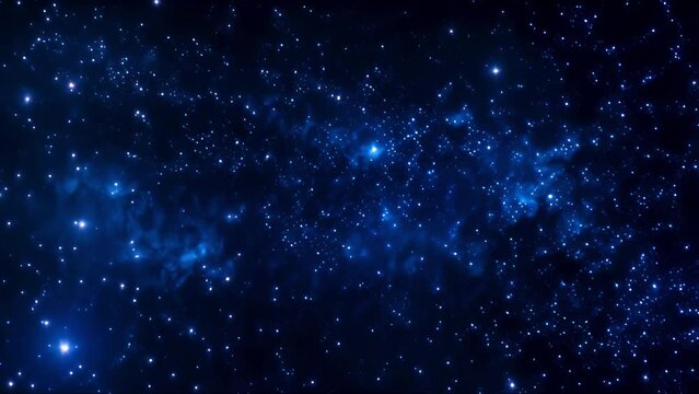 Cosmic Video of sky full of stars space , science nebula milky way blue illuminated abstract sphere surface, fog, cosmos, starry, design, round, vector, detail, outdoor, phase, illustration travel 4k

