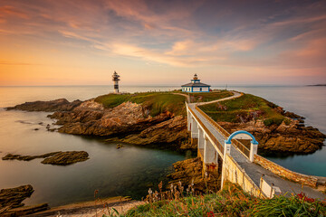 Faro de Isla Pancha, Ribadeo, Galicia, Spain