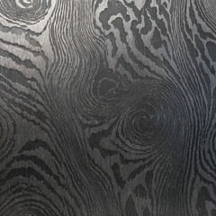 Black and white Damascus damask steel texture knife material pattern used for background and wallpaper. Black and white pattern for damask steel and alloy © vian