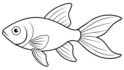 Captivating Goldfish Vector Illustration Delights