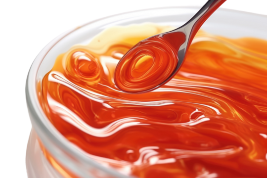 Liquid Elixir: A Spoonful of Magic. On White or PNG Transparent Background..