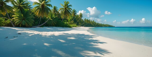 Serene White sand beach 