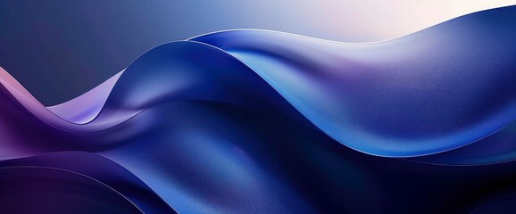 Flowing Dark Blue Curve Shape With Soft, HD, Background Wallpaper, Desktop Wallpaper