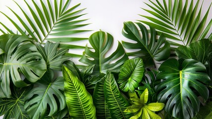 Capture tranquil botanical scenes with tropical plant close-ups, floral arrangements, on white background for photography.