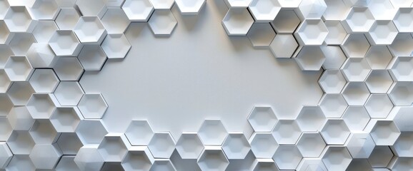 Hexagonal Honeycomb Abstract 3D Background, HD, Background Wallpaper, Desktop Wallpaper