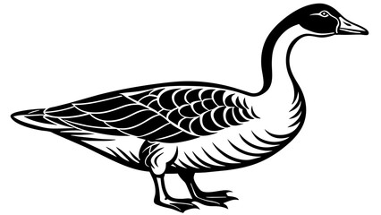 Captivating Goose Vector Illustration Enhance Your Designs with Stunning Artwork