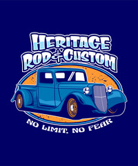 Heritage Rod and custom Car Design