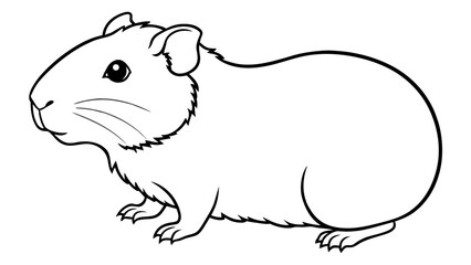 Adorable Guinea Pig Vector Illustration Bringing Cuteness to Your Designs