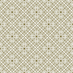 Seamless geometric pattern in Japanese style Kumiko zaiku