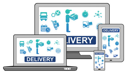 Delivery concept on different devices