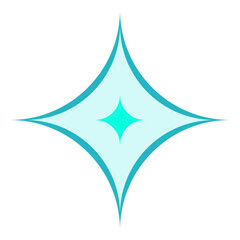 Obraz premium Y2K Aesthetic Shape Element