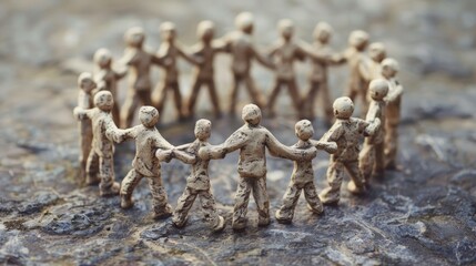 3D model representing the dedication and commitment of your team