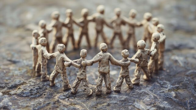 3D model representing the dedication and commitment of your team