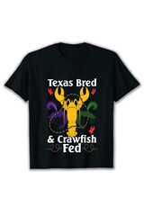 texas bred crawfish fed 