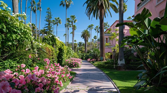 Beverly Hills, with its blooming flowers and tranquil pathways, offers a peaceful retreat amidst the hustle and bustle of city life. 