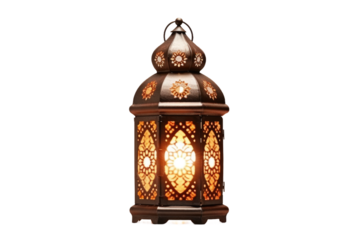 Illuminated Elegance: A Beacon of Light Atop the Table. On White or PNG Transparent Background..
