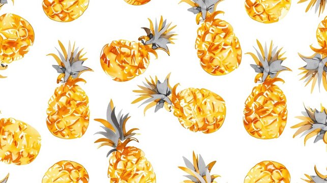 Seamless pineapple concept