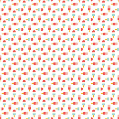 Free vector hand drawn summer pattern