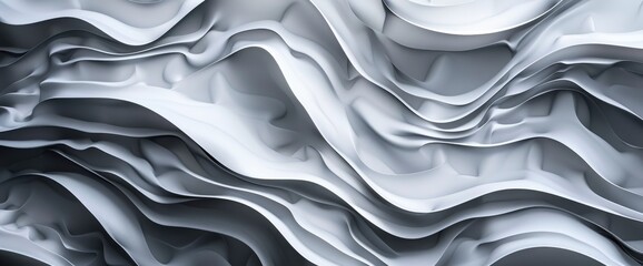 Abstract Gray And White Waves Lines, HD, Background Wallpaper, Desktop Wallpaper