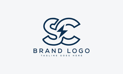 Obraz premium letter CS logo design vector template design for brand.