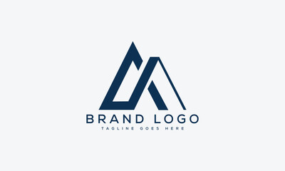 letter AA logo design vector template design for brand.