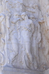 Bas Relief Detail at the Vittoriano War Memorial in Rome, Italy