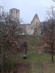 ruins of the church of St. Catherine