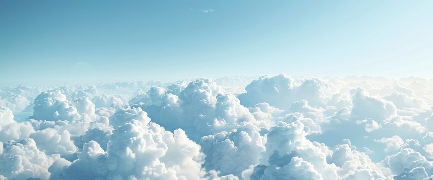 A View Of The Baby Blue Sky And Clouds, HD, Background Wallpaper, Desktop Wallpaper