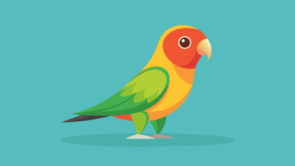 Charming Lovebird Vector Illustration Captivating Art for Your Designs