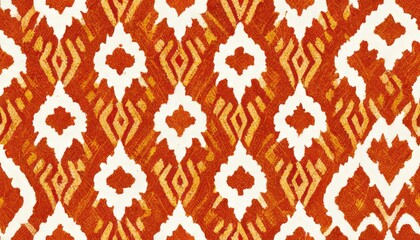 seamless pattern with Argyle Paisley i ikat