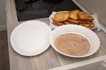 Torrijas Ready to Be Sugared