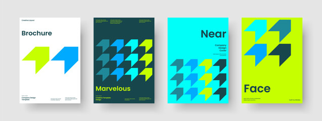 Fototapeta premium Creative Banner Layout. Geometric Flyer Template. Abstract Poster Design. Brochure. Background. Report. Book Cover. Business Presentation. Handbill. Leaflet. Portfolio. Advertising. Brand Identity
