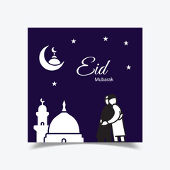 Eid Mubarak Design Template I Ramdan Kareem Template