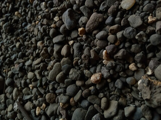 Natural riverstones rock texture abstract background