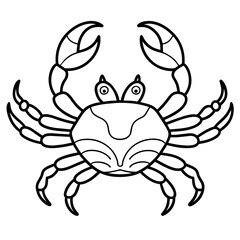 illustration of a crab