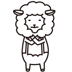 色加工ok ひつじ素材No.4 NO