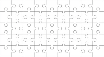 Puzzle pieces vector illustration. Abstract pattern background for team and success