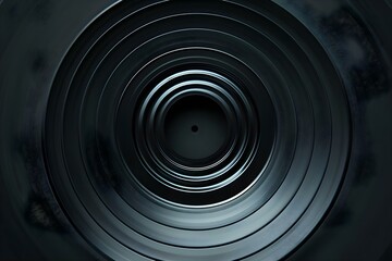 Musical souffle Melodic visualization resonating in a 12inch vinyl record. Concept Music, Souffle, Melodic Visualization, 12inch Vinyl Record, Resonating