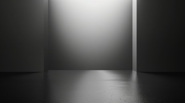 Elegant and sleek backdrop with a gradient from light to dark gray