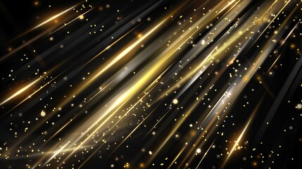 This is a vector illustration of a premium award design featuring an elegant golden scene with