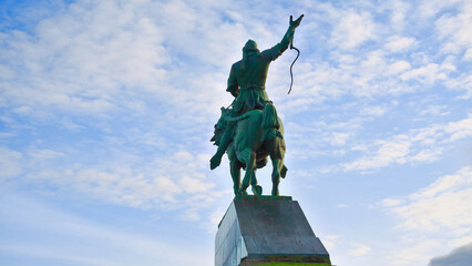 Monument to Salavat Yulaev.Ufa, Equestrian sculpture.Bashkortostan, Russia. Salavat Yulaev Square....