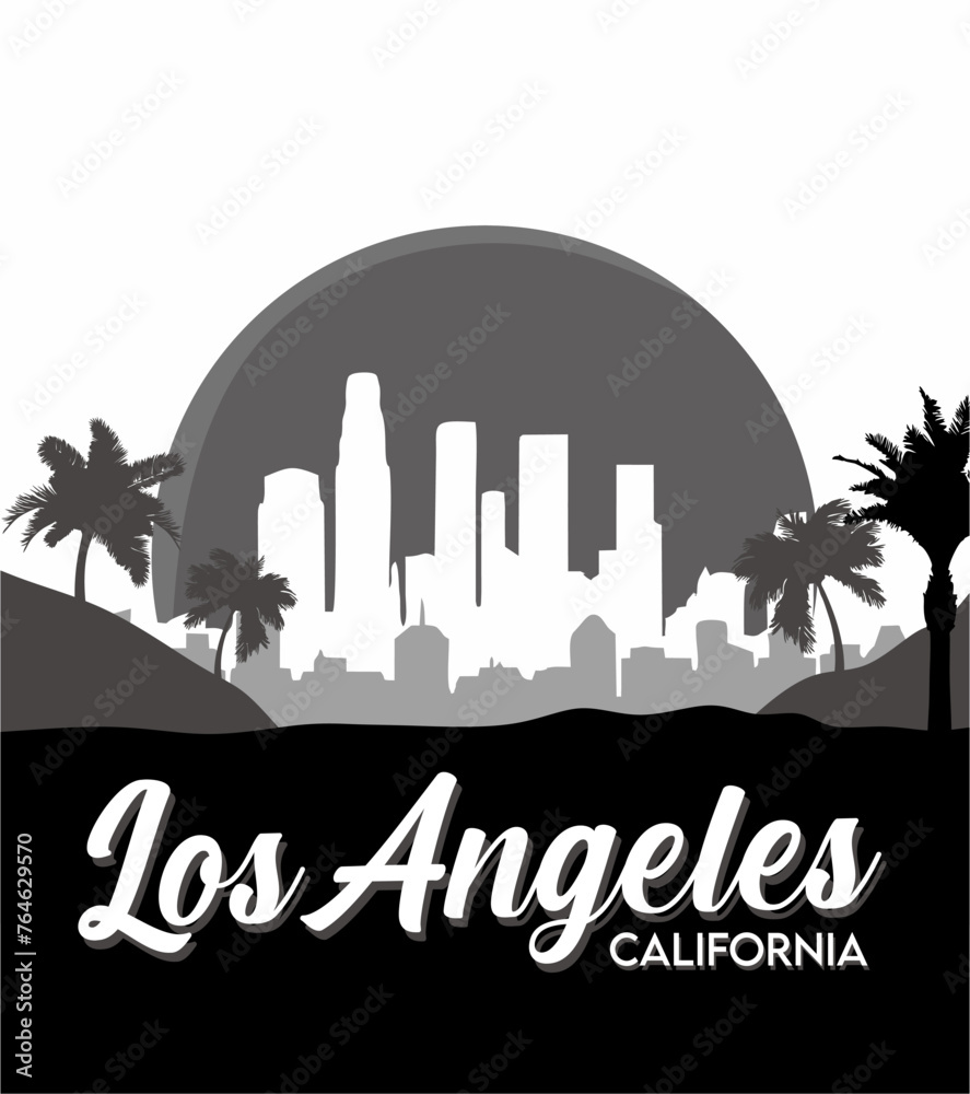 Wall mural los angeles california united states of america