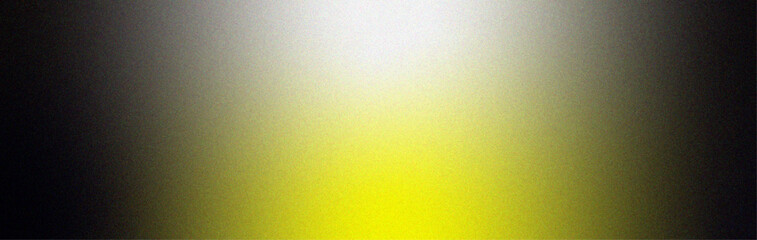 grainy glowing blue light on dark backdrop noise texture effect banner header design. Retro Colors from the 1970s 1980s, 70s, 80s, 90s , yellow black.