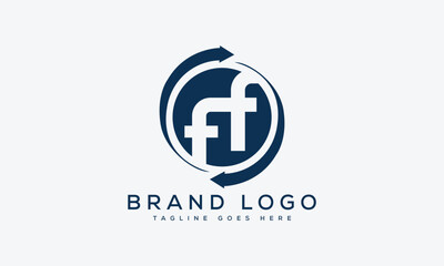letter FF logo design vector template design for brand.