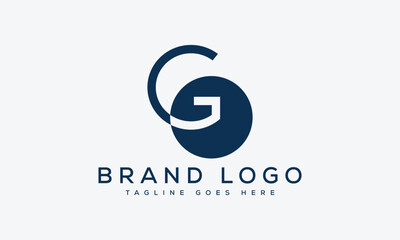 letter GO logo design vector template design for brand.