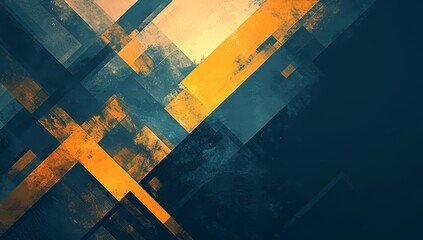 abstract background with dark teal and orange squares