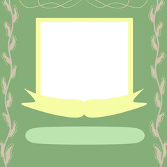 Twibbon with green background