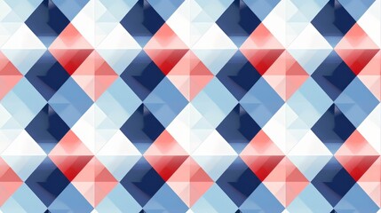 seamless pattern with Hypotenuse ikat