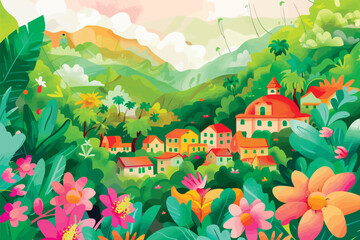 Fototapeta premium Children's Illustration